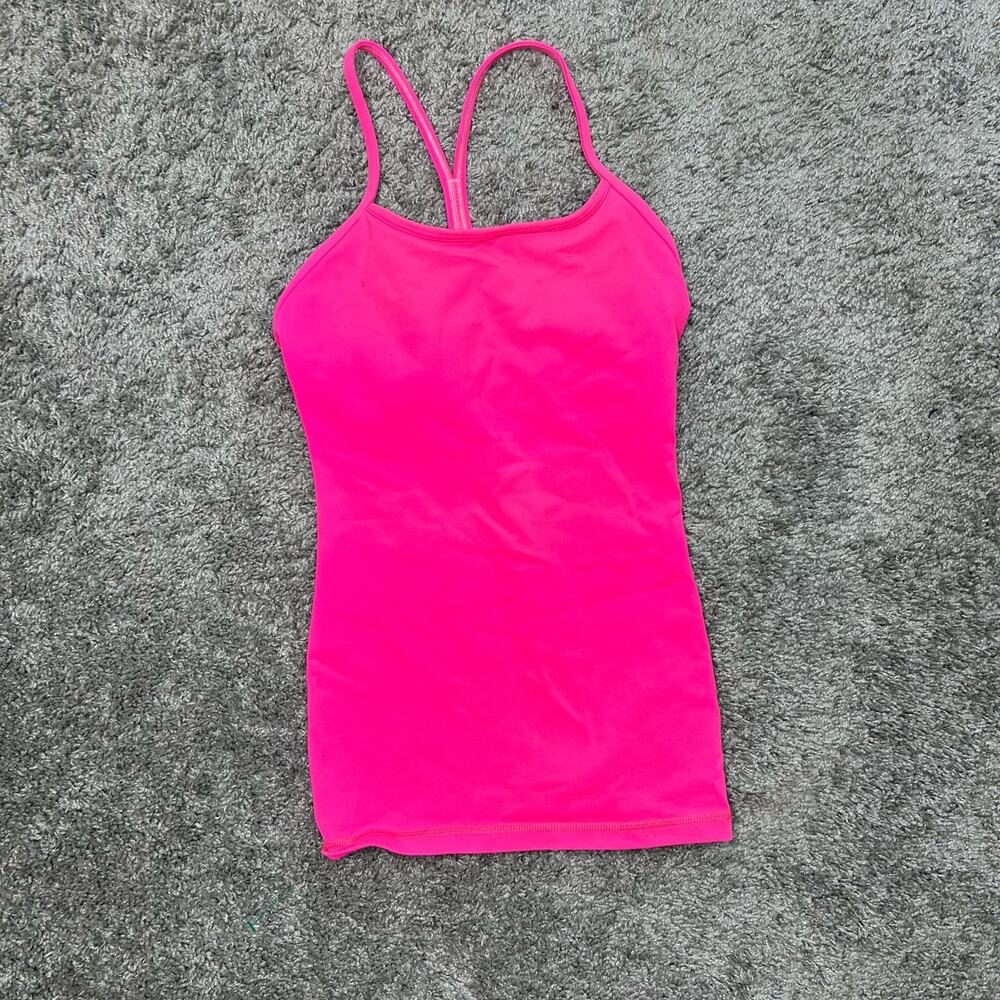 Lululemon Racerback Hot Pink Tank Size Small - Picture 3 of 6